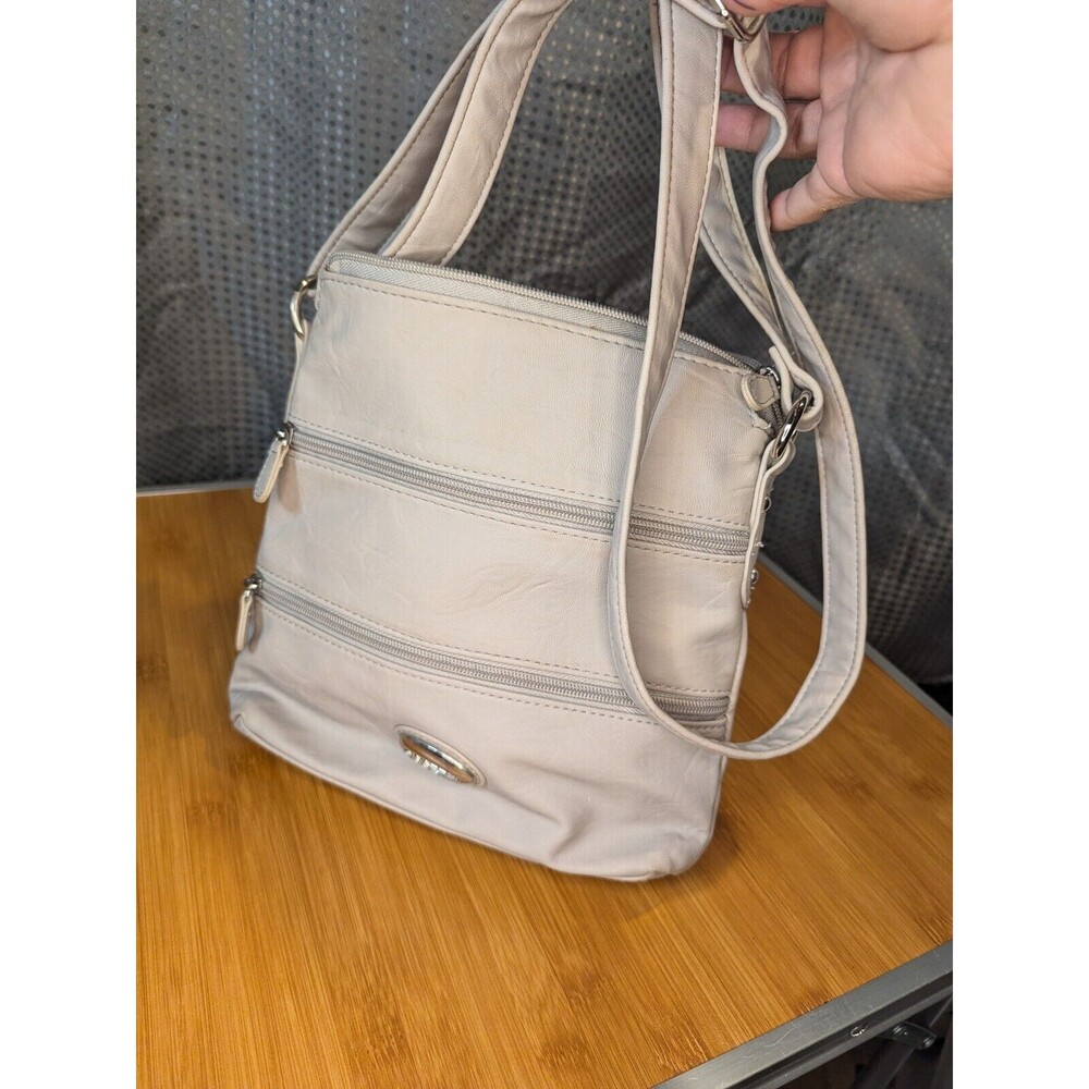ROSETTI Demi Purse Handbag Crossbody Bag Faux Leather Bone Cream (S05)